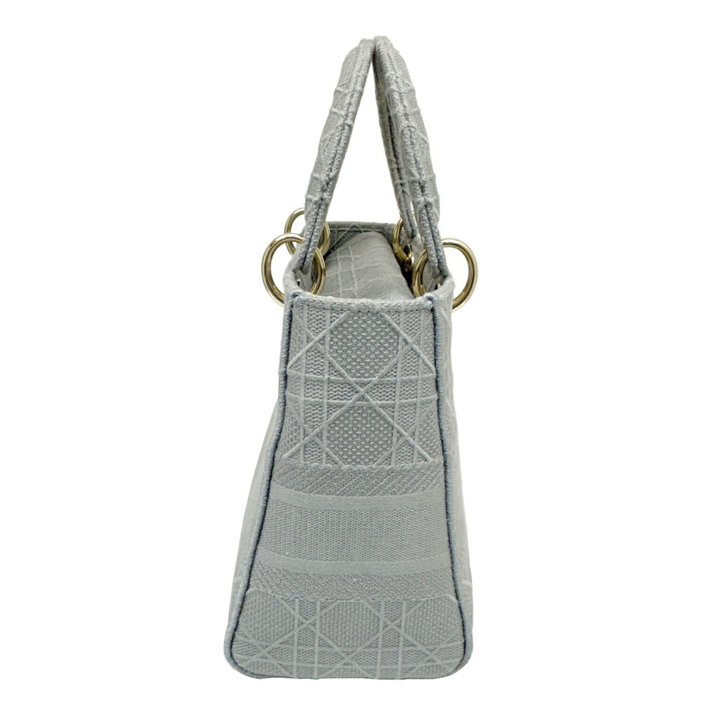 Christian Dior LADY D-LITE Medium Bag Cannage Embroidery Gray M0565OREY_M950 ... - Picture 4 of 16